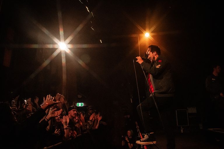 Holding Absence performing live in Adelaide at Lion Arts Factory